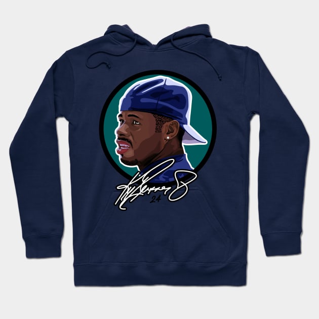 Ken Griffey Jr. Hoodie by Carl Cordes